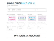 Tablet Screenshot of deborahcarver.com